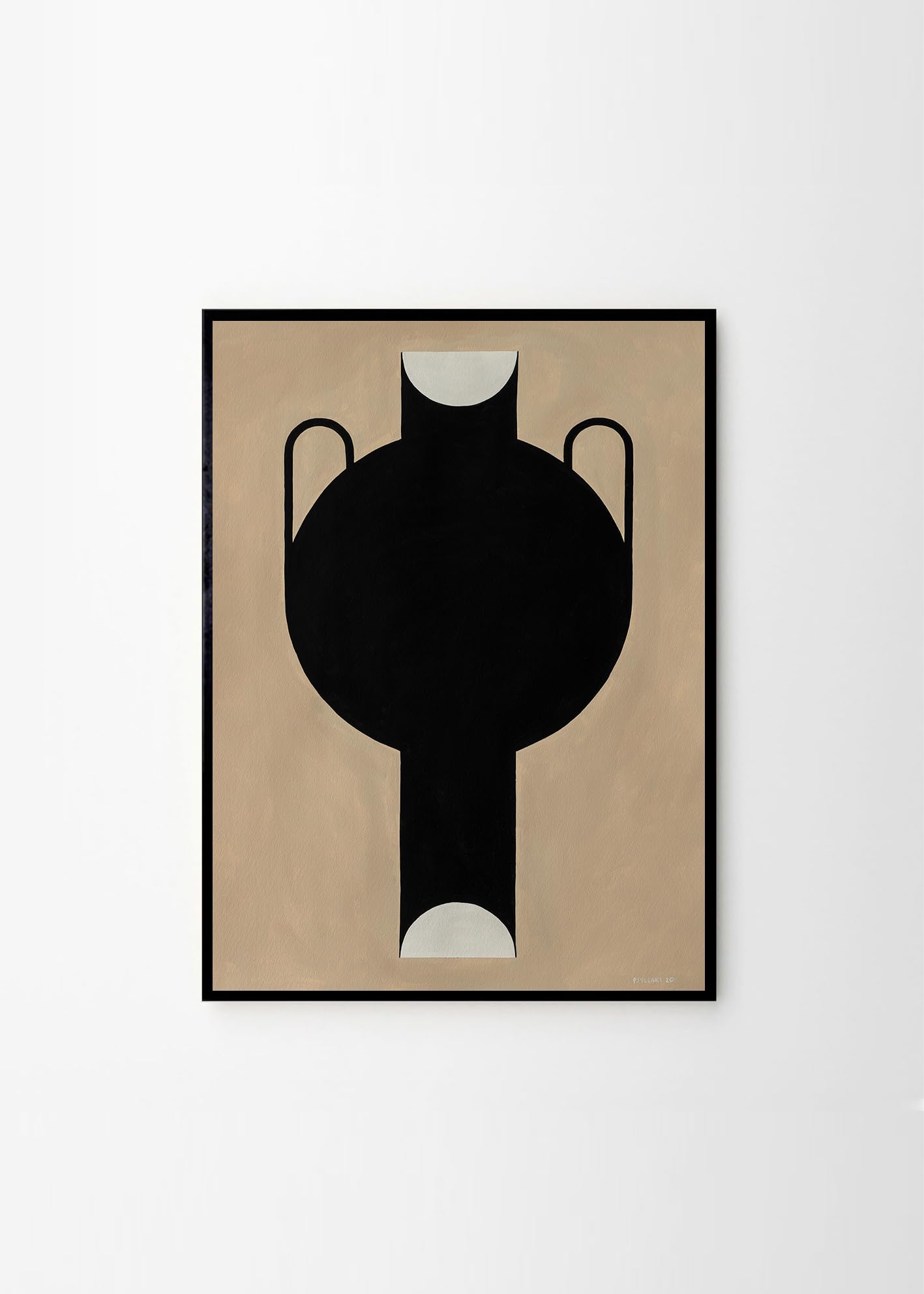 Amazon.co.jp: THE POSTER CLUB ポスタークラブ Silhouette of a Vase